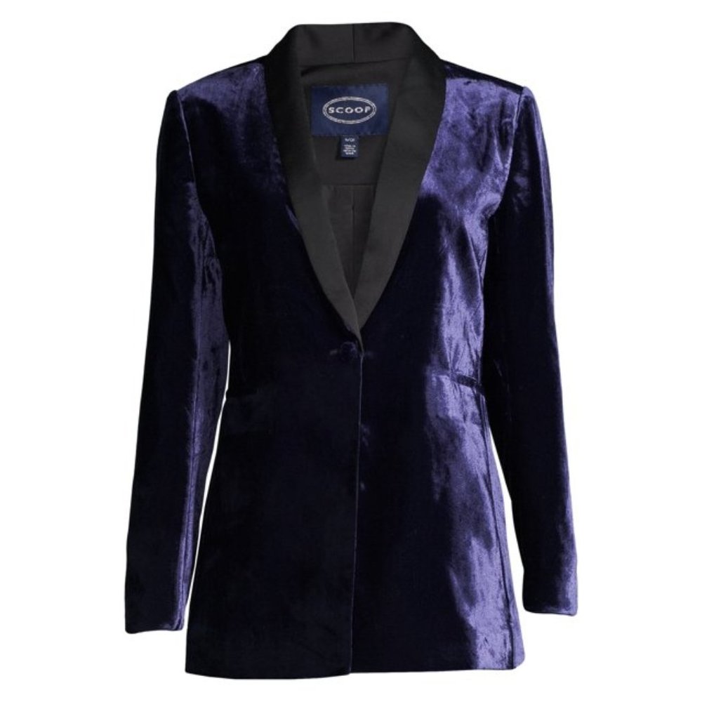 Blue Velvet Blazer - NWT